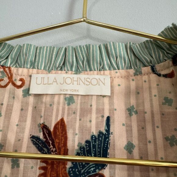 Ulla Johnson Rana Blouse in Egret - Picture 3 of 5